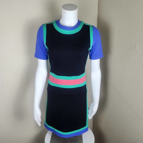 RED Sax Fifth Avenue Camilla and Marc Moondance Colorblock Dress, Size 4 - Picture 8 of 11